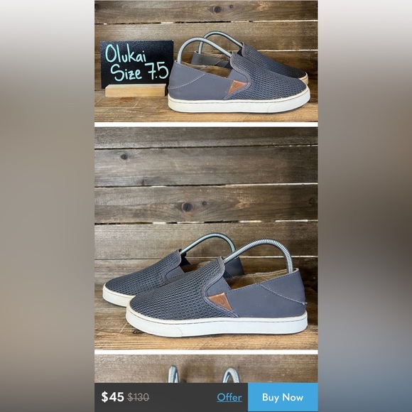 UGG AUSTRALIA SAMMY SLIP-ON HYPER WEAVE CASUAL SNEAKERS - Picture 11 of 11